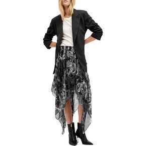 Women's Polly Asymmetric Hem Skirt