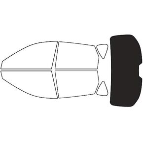 Rvinyl Window Tint Kit Compatible with Mazda CX-5 2017-2023 - Front Precut Kit - 20%