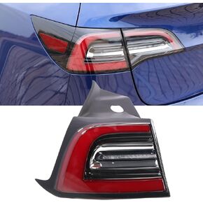 3 PIN Driver Side LED Tail Light Assembly, Rear Left Brake Outside Tail Lamp, for Tesla Model 3 2017 2018 2019 2020, OE# 1077397-00-H, 1077397-00-F, 1077397-00-G, 1077397 in Kuwait