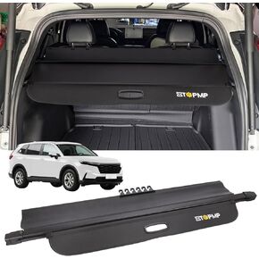 Cargo Cover fit for Honda CRV 2023 2024 2025, Retractable Rear Trunk Cover Shield Luggage Privacy with Hooks, SUV Accessories, Carbon Fiber Texture