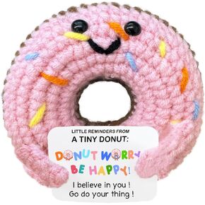 Mini Donuts Birthday Gifts for Friends,Suitable for Girls,Boys,Best Friends,Mother's Day, Teacher's Day,Graduation, Thank You Gift,Emotional Support Donuts