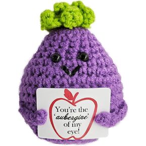 Funny Stuff,Emotional Support Crochet,Gag Gifts for Brother,Coworker,Sister,BFF,Friends,Parents,Teens,Farewell Gift for Coworkers,Funny Gifts,Home Office Decor(Gag)