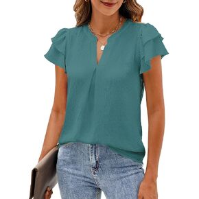 Simplefun Womens Business Tops Tops Shuffle Short Short