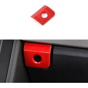 Car Dash Co-Pilot Glove Storage Box Handle Switch Cover Interior Trim Compatible with Ford Mustang 2015-2022
