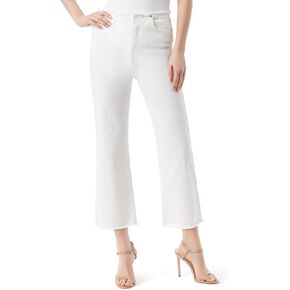 Jessica Simpson Women's High Rise Flare Crop with Removed Waistband Standard