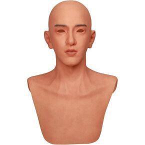 Realistic Silicone Face Mask Adults Young Men Ryder Full Head Masks for Cosplay Crossdresser Halloween