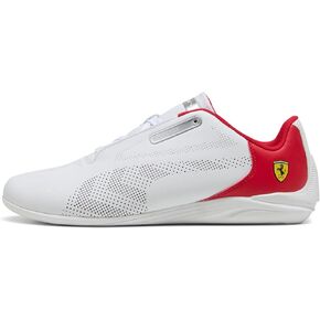PUMA Men's Ferrari Drift CAT Decima Sneaker White White, 8