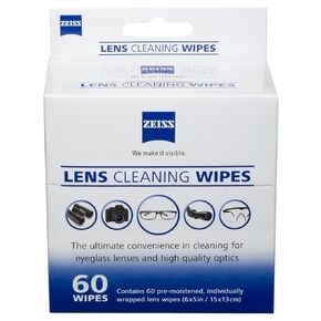 Zeiss Pre-Moistened Lens Cleaning Wipes 6 x 5-Inches, 4 Pack (60 count)