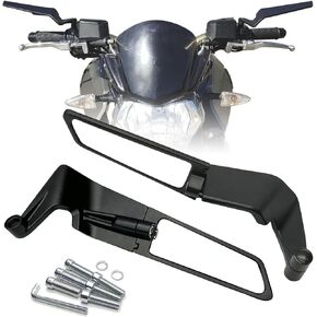 Motorcycle Mirrors Stealth Wind Wing Side Rearview Mirrors Compatible With Aprilia Tuareg 660 Tuono 660 457 125 Tuono V4 1100 factory Caponord 1200 Dorsoduro 750 Shiver 750 900 SR GT 200 125