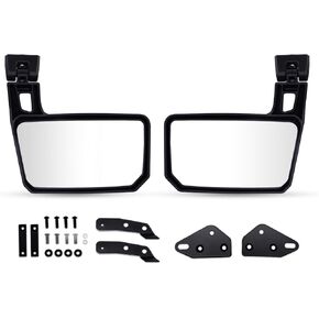 KIWI MASTER Large Side Mirrors for 2016-2025 Can-Am Defender Accessories OEM Replacement 715008100 Adjustable Folding Rear View Mirror, Pair
