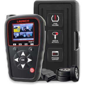LAUNCH TSAP-3 TPMS Programming Tool, Activate/Read/Relearn All TPMS Sensors, Program Over 20 Aftermarket Sensors, Service for Motorcycles & Dually Vehicles,3 Years Free Update via WiFi