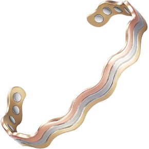 Copper BraceletS for Women, Copper Magnetic Bracelet, Magnetic Copper Cuff Bangles, Small Magnetic Bracelet for Men