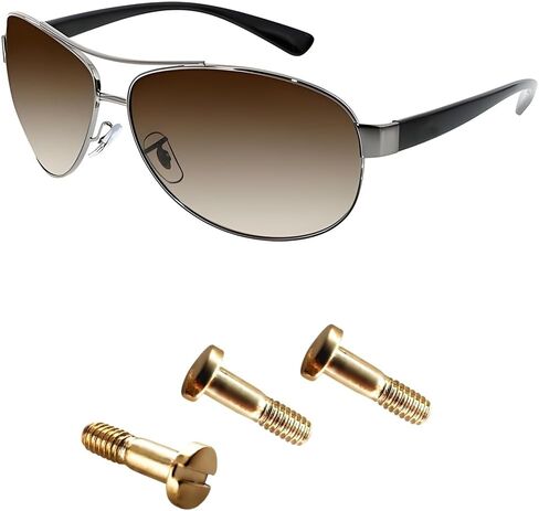 Replacement Ray Ban Eyeglasses Eyewear Sunglasses RB3386 RB3379 RB3364 RB3697 Hold Lenses Ring Screws in Saudi Arabia