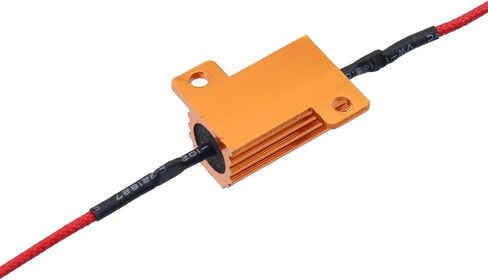 Antrader 4PCS LED LED Respors 25W 6 أوم لإصلاح رمز LED Hyper Flash/Error ، و Turn Signal Fast Blinker in Saudi Arabia