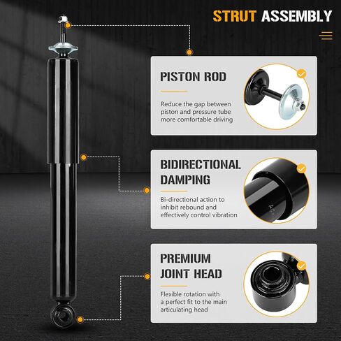 Front Strut Complete Assembly Shock Absorber Fit for Pontiac G6 2005-2010, for Saturn Aura 2007-2009, for Chevrolet Malibu 2004-2012, 172200 172199(Set of 2) in Saudi Arabia
