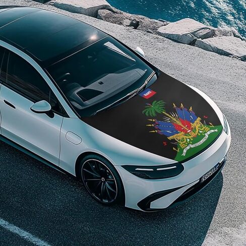 غطاء محرك السيارة Bulopur Haiti Automotive Cover UV Protection Dustproof Car Front Hood Decoration مرنة غطاء نسيج سيارات الدفع الرباعي SUV Truck Sedans in Kuwait