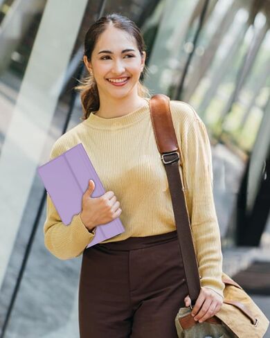 KVAGO for iPad 10th Generation Case with Keyboard 10.9 inch 2022 - Bluetooth Keyboard, 7 Color Backlit, Detachable Wireless, Built-in Pencil Holder - Smart Folio Case in Black in Kuwait