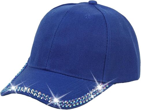 Rhinestone Baseball Cap Bling Caps Systlish Baseball للنساء القبعة القابلة للتعديل القبعة القبعة سفر شمس قبعات 2025 in Kuwait
