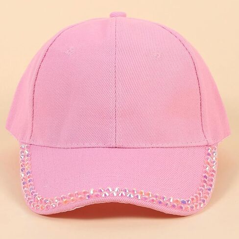 Rhinestone Baseball Cap Bling Caps Systlish Baseball للنساء القبعة القابلة للتعديل القبعة القبعة سفر شمس قبعات 2025 in Kuwait