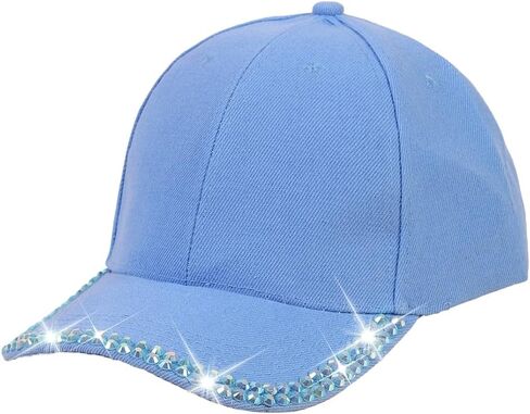 Rhinestone Baseball Cap Bling Caps Systlish Baseball للنساء القبعة القابلة للتعديل القبعة القبعة سفر شمس قبعات 2025 in Kuwait