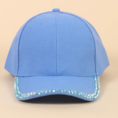 Rhinestone Baseball Cap Bling Caps Systlish Baseball للنساء القبعة القابلة للتعديل القبعة القبعة سفر شمس قبعات 2025 in Kuwait