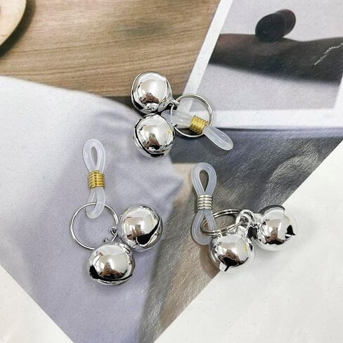Sexy Fake Nipple Rings Silver Jingle Bell Non Piercing Nipple Rings Adjustable Nipple Noose Dangle Nipplerings Non-Pierced Fake Nipple Jewelry for Women in Saudi Arabia