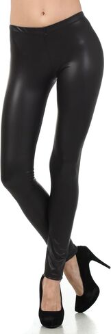 Sakkas Footless Ultra Slim Fit Matte Liquid Wet Look Leggings in Saudi Arabia