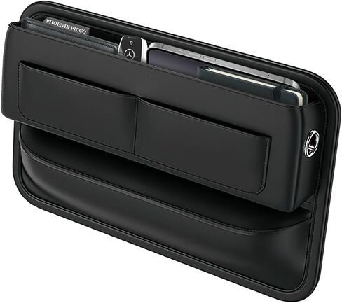 Car-Organizer with Seat Gap Filler - Multi-Functional Car Seat Gap Filler Organizer, Car Storage Organizer, Seat Side Storage Box, Car Gap Filler, Seat Gap Storage Box for Enhanced Car Organization in Saudi Arabia
