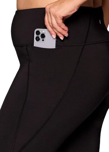 RBX Active Plus Size 7/8 Leggings for Women, Ankle Length Gym Tights Squat Proof Workout Running Yoga Legging with Pockets in Saudi Arabia
