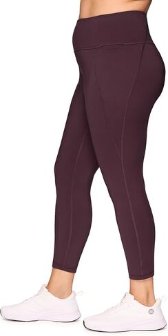 RBX Active Plus Size 7/8 Leggings for Women, Ankle Length Gym Tights Squat Proof Workout Running Yoga Legging with Pockets in Saudi Arabia