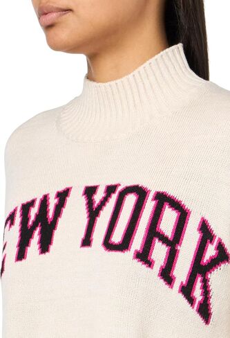 DKNY Women's Varsity Soft Trendy Warm Sweater in Saudi Arabia
