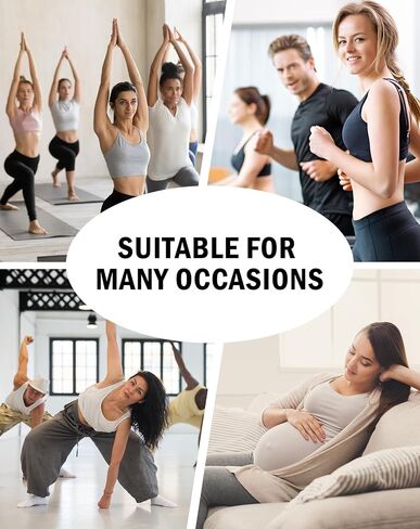 Yawlsow 4 Pairs Pilates Grip Socks for Women Cute Ruffle Frilly Yoga Socks Non Slip Cotton Crew Sports Sock for Barre Workout in Saudi Arabia