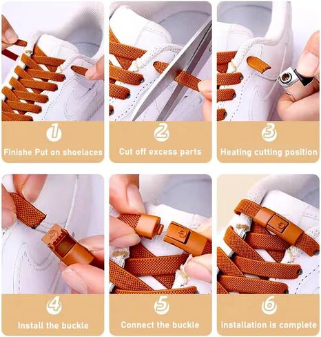 Elastic Shoe Laces,no tie shoelaces for adults & Kids,Suitable for sneakers shoes, casual shoes, boarding shoes in Saudi Arabia