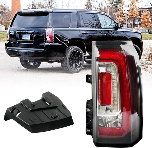 LED Tail Lights Assembly متوافقة مع 2015 2016 2017 2018 2019 2020 GMC Yukon/ Yukon XL Right Rased Side Side Scipens Assolbly Assolbly مع لمبة استبدال GM2800268 84536242 23380459 in Kuwait