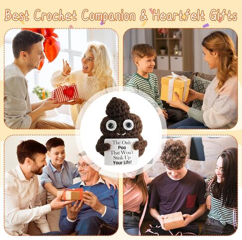 Funny Stuff,Emotional Support Crochet,Gag Gifts for Brother,Coworker,Sister,BFF,Friends,Parents,Teens,Farewell Gift for Coworkers,Funny Gifts,Home Office Decor(Gag) in Kuwait