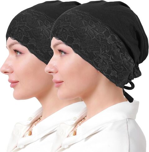 Muslim Hijab Undercap Women Underscarf Hijab Cap Islamic Turbans Scarf Inner Cap Eid Headscarf Hijab Bonnet in Saudi Arabia