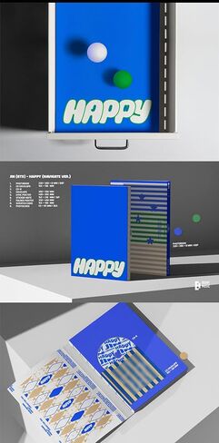 JIN Bts Album Happy 1st Solo Album (Standard - Navigate Version) in Saudi Arabia