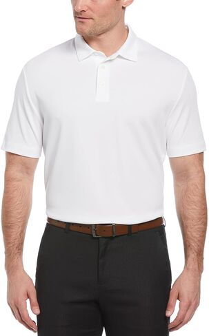Perry Ellis Men's Men Short Short Sleeve Golf Polo ، حماية من أشعة الشمس الرطوبة ، Enducted Stretch (متوفرة في Big & Tall) in Saudi Arabia