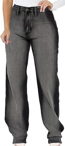 CuteCherry Women Bell Bottom Jeans High Waist Bell Bottom Flared Jean in Saudi Arabia