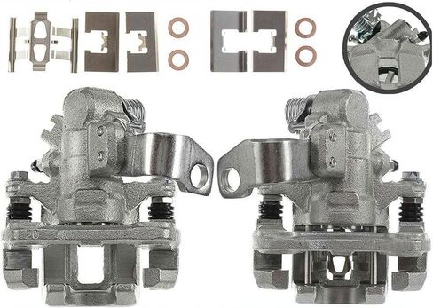 2PCS Rear Brake Caliper with Bracket for Chrysler Aspen 2007-2009,for Dodge Durango 2004-2009,for Dodge Ram 1500 PICKUP 2002-2010/ RAM 1500 2011-2018 5080566AA, 5179881AD, 18-B4837 in Saudi Arabia
