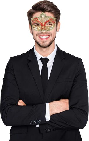 Masquerade Mask for Men - Classic Venetian Costume for Prom, Festivals, Party, Mardi Gras in Saudi Arabia