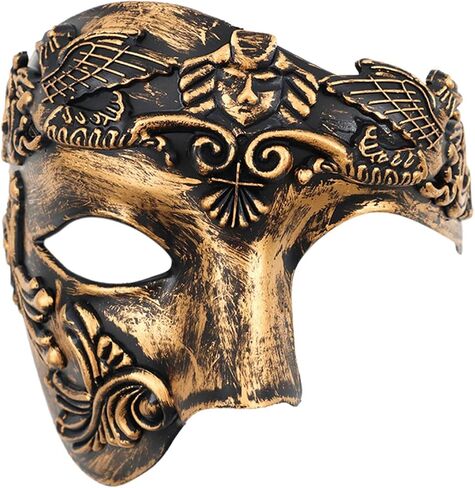 Masquerade Mask for Men - Classic Venetian Costume for Prom, Festivals, Party, Mardi Gras in Saudi Arabia