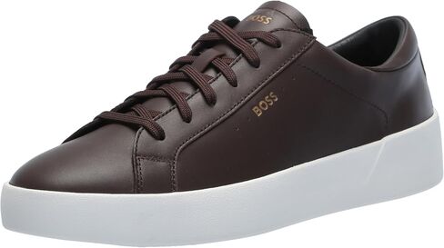 BOSS Men's Belwar Smooth Leather Low Top Sneaker in Kuwait