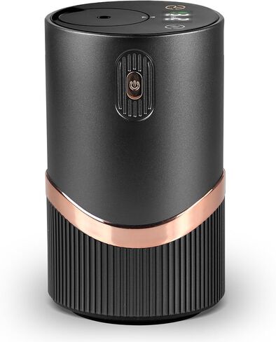 Waterless Essential Oil Diffuser, Waterless Diffusers for Home - Waterless Oil Diffuser 2 Modes, 4 Cool Mist and Timer Settings 1/2/4/6 Hours, with Warm LED in Saudi Arabia