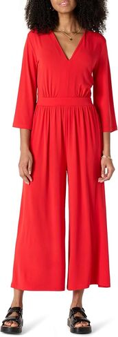 Amazon Essentials Women's Relaxed-Fit Matte Jersey Jumpsuit in Kuwait