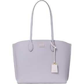 kate spade new york Suite CROSSGRAIN Leather Large Work Tote, Lavender Cream