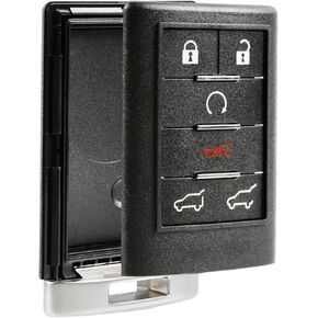 Key Fob Keyless Entry Smart Remote Shell Case & Pad fits Cadillac 2007-2014 Escalade