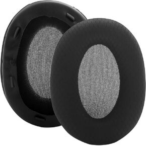 Opus X Ear Pads Replacement Ear Pads Cushions Comfort Mesh Fabric Ear Cushions Compatible with Razer Opus X Wireless Headphones Softer Memory Foam Headset Earpads Ear Cups Cover Repair Parts - Black
