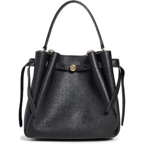 Tory Burch Women's Romy Pebbled Small Bucket Bag