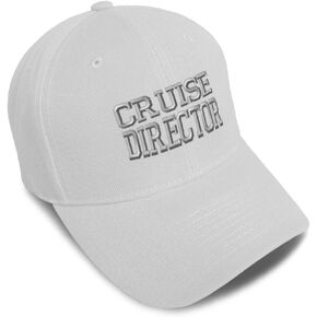 Custom Baseball Cap Cruise Director Embroidery Acrylic Dad Hats for Men & Women